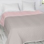 Couette réversible HappyFriday Basic Arista Gris Rose clair 200 x 260 cm