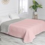 Couette réversible HappyFriday Basic Arista Gris Rose clair 200 x 260 cm