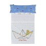 Jeu de draps HappyFriday Le Petit Prince Navire Multicouleur Lit 1 persone 2 Pièces