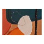 Cadre DKD Home Decor Orange Art Abstrait Moderne (40 x 1,8 x 40 cm)