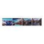 Cadre DKD Home Decor Landscape Montagne (50 x 1,8 x 40 cm) (4 Unités)