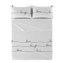 Drap HappyFriday Blanc Live Multicouleur 160 x 270 cm