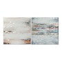 Cadre DKD Home Decor Sea Abstrait Moderne (100 x 3,5 x 100 cm) (2 Unités)