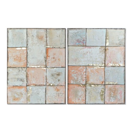 Cadre DKD Home Decor Squares Moderne Carreaux (90 x 3,5 x 119 cm) (2 Unités)