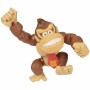 Figura Articulada Jakks Pacific Donkey Kong Super Mario Bros Marrón Plástico