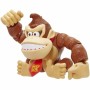 Figura Articulada Jakks Pacific Donkey Kong Super Mario Bros Marrón Plástico