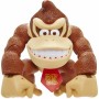 Figura Articulada Jakks Pacific Donkey Kong Super Mario Bros Marrón Plástico