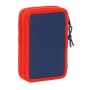 Plumier Doble Super Mario World Azul marino 12.5 x 19.5 x 4 cm 28 piezas
