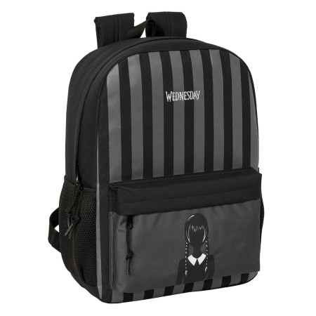 Mochila Escolar Wednesday Negro 32 x 43 x 14 cm