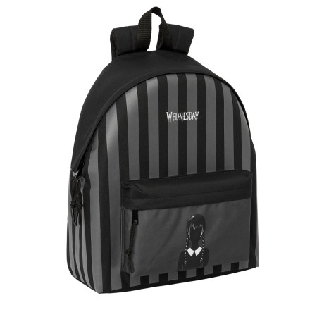 Mochila Escolar Wednesday Negro 33 x 42 x 15 cm