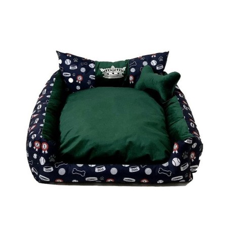 Cama para mascota GO GIFT XXL Verde 110 x 12 x 90 cm