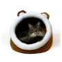 Lit pour animal domestique GO GIFT Blanc Bronze 40 x 4 x 45 cm