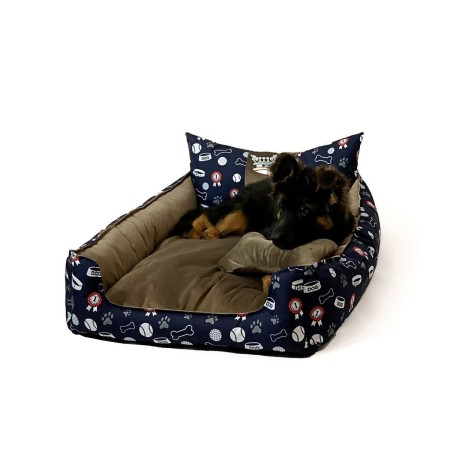 Cama para mascota GO GIFT XXL Bronce 110 x 12 x 90 cm