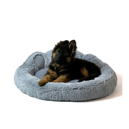 Cama para mascota GO GIFT L Gris