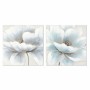 Cadre DKD Home Decor Fleur (50 x 2,5 x 50 cm) (2 Unités)