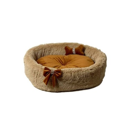 Cama para mascota GO GIFT XL Camel 60 x 18 x 60 cm