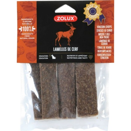 Snack pour chiens Zolux deer strips 100 g