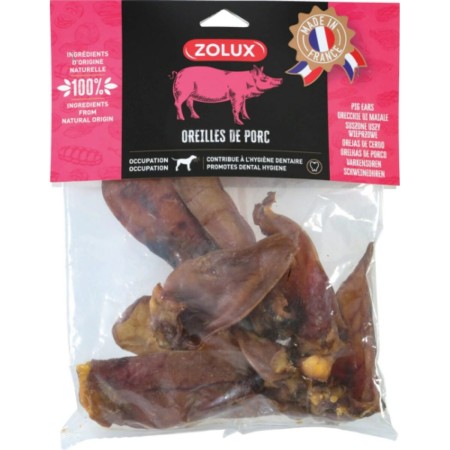 Mordedor de perro Zolux Pork ear Cerdo 400 g