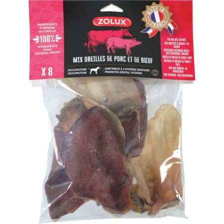 Mordedor de perro Zolux Pork ear Carne de vacuno 200 g