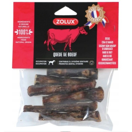 Mordedor de perro Zolux Beef tail Carne de vacuno 150 g