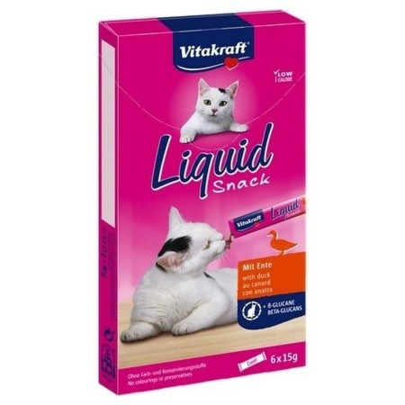 Snack para Gatos Vitakraft Liquid Snack Duck Pollo