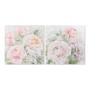 Cadre DKD Home Decor Flowers Fleurs (100 x 3 x 100 cm) (2 Unités)