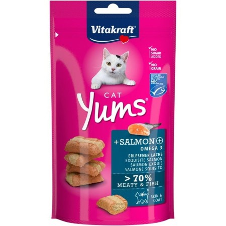 Snack para Gatos Vitakraft Cat Yums Salmon Pescado 40 g