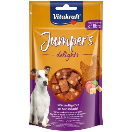 Snack para Perros Vitakraft Jumper s Delights Chicken with cheese and apple Pollo 80 g