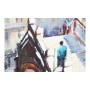 Cadre DKD Home Decor Village Toile (90 x 3 x 120 cm) (2 Unités)