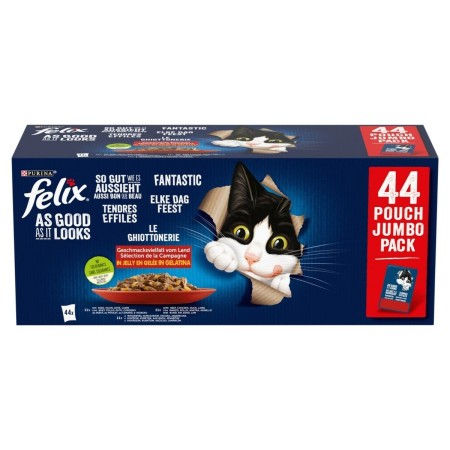 Comida para gato Purina Felix Fantastic Carne de vacuno