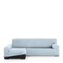 Funda para chaise longue de brazo largo izquierdo Eysa ULISES Celeste 170 x 110 x 310 cm