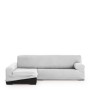 Funda para chaise longue de brazo largo izquierdo Eysa ULISES Gris Perla 170 x 110 x 310 cm