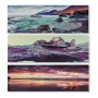 Cadre DKD Home Decor Beach Toile Plage (90 x 2 x 30 cm)