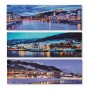 Cadre DKD Home Decor Village Toile Ville (90 x 2 x 30 cm)