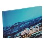 Cadre DKD Home Decor Village Toile Ville (90 x 2 x 30 cm)