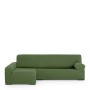 Funda para chaise longue de brazo largo izquierdo Eysa ULISES Verde 170 x 110 x 310 cm