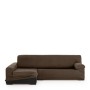 Housse pour chaise longue accoudoir long gauche Eysa ULISES Marron 170 x 110 x 310 cm