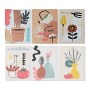 Cadre DKD Home Decor Plants Toile Pot (30 x 1,8 x 40 cm) (6 Unités)
