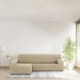 Funda para chaise longue de brazo largo izquierdo Eysa THOR Beige 170 x 110 x 310 cm