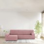 Funda para chaise longue de brazo largo izquierdo Eysa THOR Rosa 170 x 110 x 310 cm