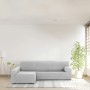 Housse pour chaise longue accoudoir long gauche Eysa THOR Gris 170 x 110 x 310 cm