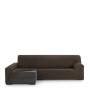 Housse pour chaise longue accoudoir long gauche Eysa THOR Marron 170 x 110 x 310 cm