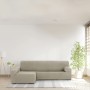 Housse pour chaise longue accoudoir long gauche Eysa THOR Beige 170 x 110 x 310 cm