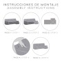 Funda para chaise longue de brazo largo izquierdo Eysa ROC Teja 180 x 120 x 360 cm