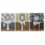 Cadre DKD Home Decor Toile Salles de bains (30 x 1,8 x 40 cm)