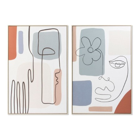 Cadre DKD Home Decor Abstrait Moderne (83 x 4,5 x 123 cm) (2 Unités)