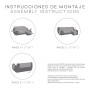 Funda para chaise longue de brazo corto izquierdo Eysa MONTBLANC Mostaza 100 x 110 x 200 cm