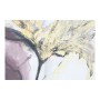 Cadre DKD Home Decor Toile Abstrait Fleurs (83 x 4,5 x 123 cm) (2 Unités)
