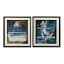 Cadre DKD Home Decor CU-180444 Toile Arte Moderne (86,6 x 4 x 100 cm) (2 Unités)