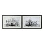 Cadre DKD Home Decor New York Toile New York (84 x 3 x 60 cm) (2 Unités)